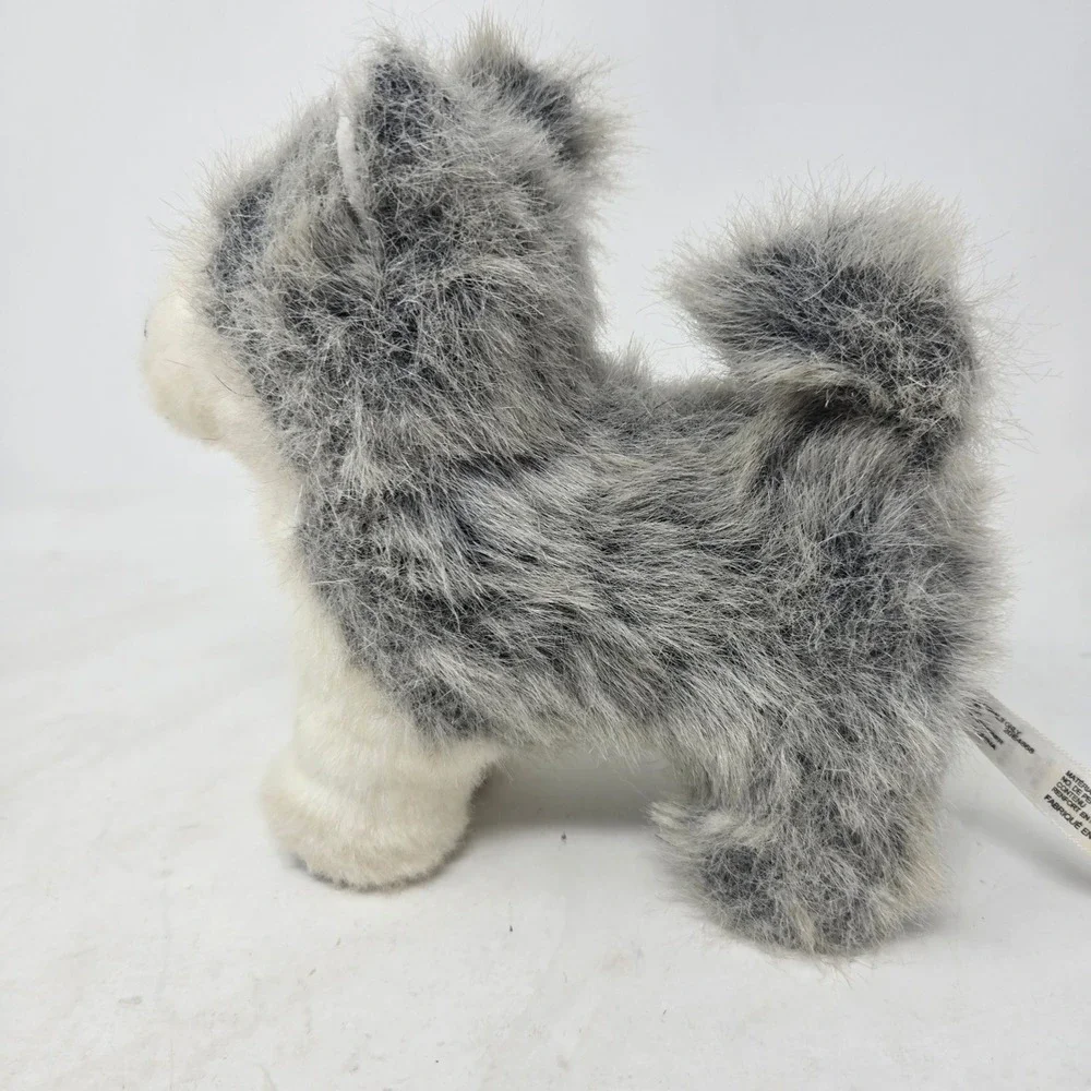 American Girl Husky Puppy Plush Dog Grey White Blue Eyes F1486 2012 Pet Toy